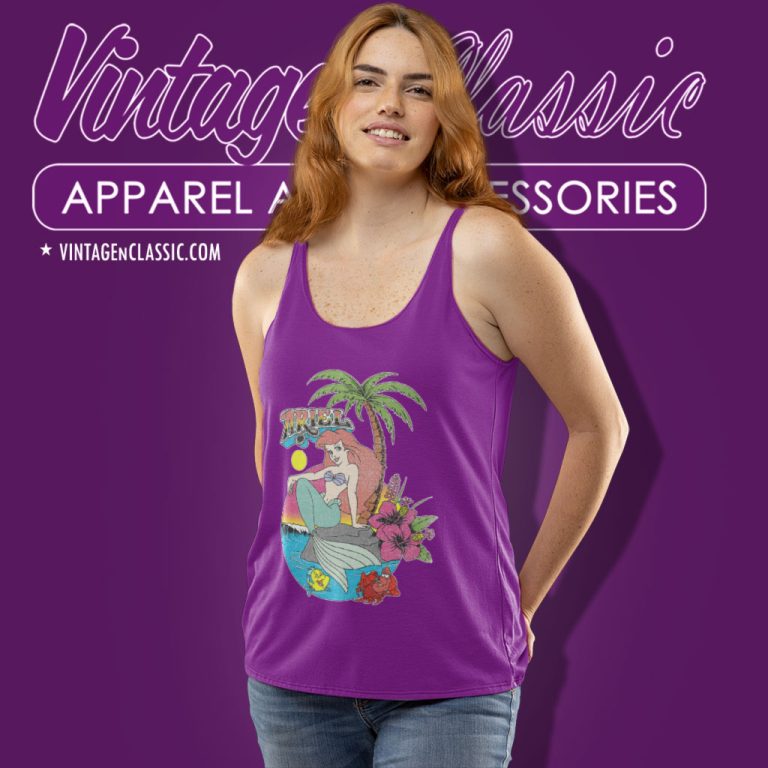 The Little Mermaid Ariel Logo Tank Top Racerback The Little Mermaid Ariel Logo Tank Top Racerback