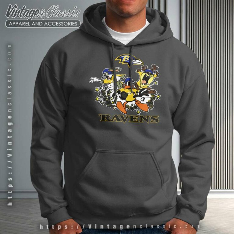The Looney Tunes Football Team Baltimore Ravens Hoodie The Looney Tunes Football Team Baltimore Ravens Hoodie