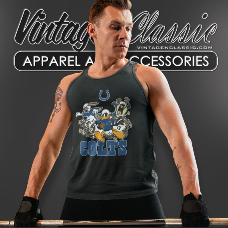 The Looney Tunes Indianapolis Colts Tank Top Racerback The Looney Tunes Indianapolis Colts Tank Top Racerback