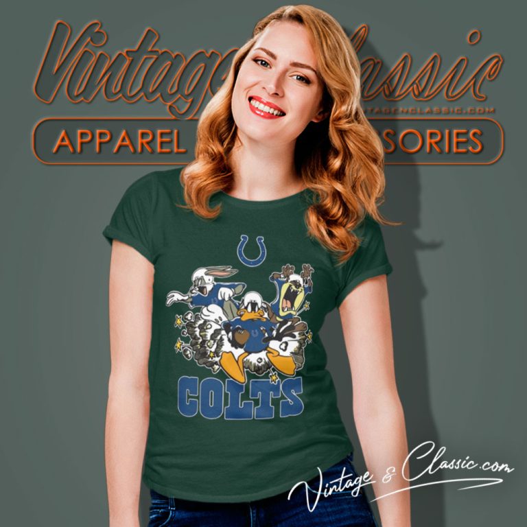 The Looney Tunes Indianapolis Colts Women T Shirt The Looney Tunes Indianapolis Colts Women T Shirt
