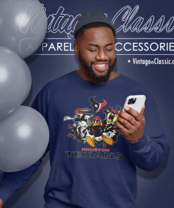 The Looney Tunes Team Houston Texans Sweatshirt