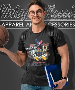The Looney Tunes Team Houston Texans T Shirt