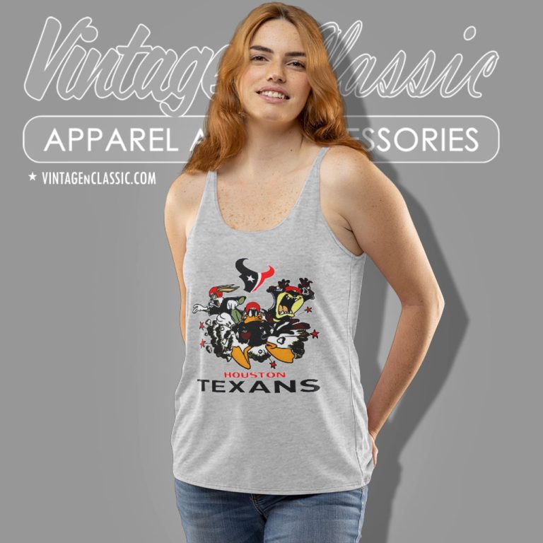 The Looney Tunes Team Houston Texans Tank Top Racerback The Looney Tunes Team Houston Texans Tank Top Racerback
