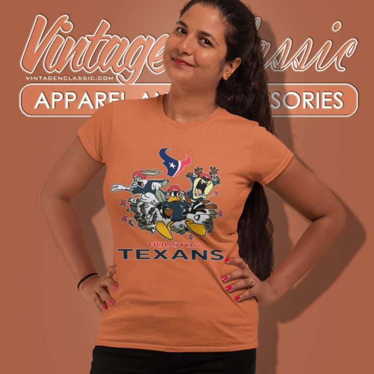 The Looney Tunes Team Houston Texans Women T Shirt The Looney Tunes Team Houston Texans Women T Shirt