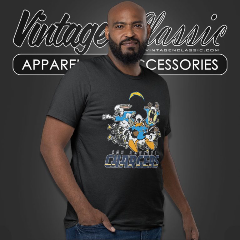 The Looney Tunes Team Los Angeles Chargers T Shirt The Looney Tunes Team Los Angeles Chargers T Shirt