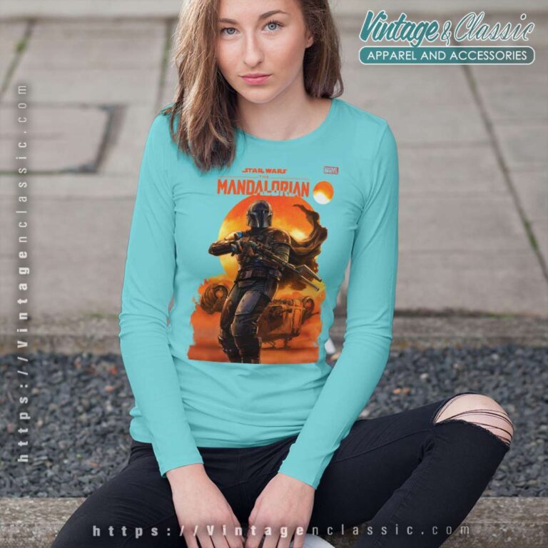 The Mandalorian Season 3 Movie Star Wars Long Sleeve Tee The Mandalorian Season 3 Movie Star Wars Long Sleeve Tee