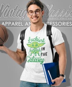 The Mandalorian St Patricks Day Grogu Luckiest In The Galaxy T Shirt