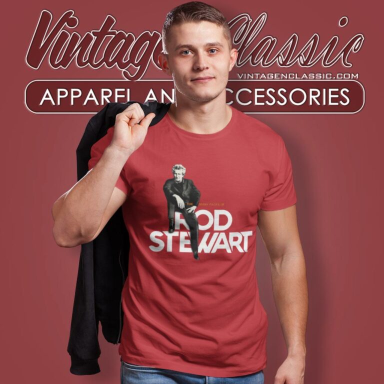 The Many Face Of Rod Stewart T Shirt The Many Face Of Rod Stewart T Shirt