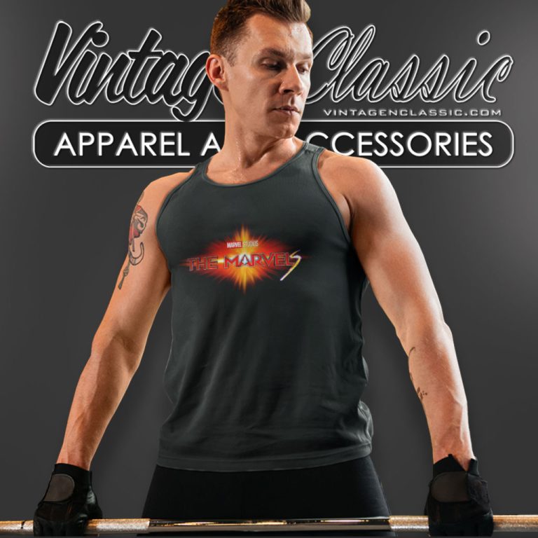 The Marvels Logo Shirt Captain Marvel 2 Tank Top Racerback The Marvels Logo Shirt Captain Marvel 2 Tank Top Racerback
