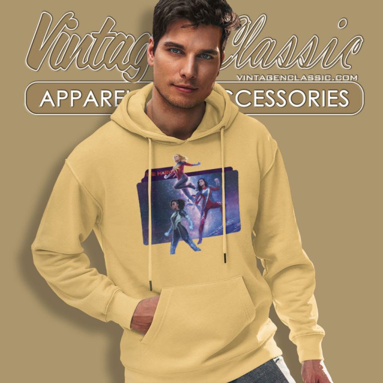 The Marvels Poster Shirt Captain Marvel 2 Hoodie The Marvels Poster Shirt Captain Marvel 2 Hoodie