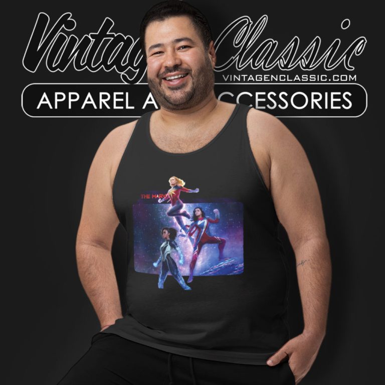 The Marvels Poster Shirt Captain Marvel 2 Tank Top Racerback The Marvels Poster Shirt Captain Marvel 2 Tank Top Racerback