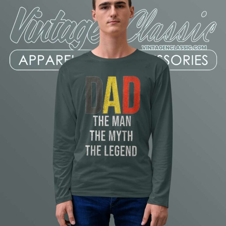 The Men The Myth The Legend Belgium Dad Long Sleeve Tee The Men The Myth The Legend Belgium Dad Long Sleeve Tee