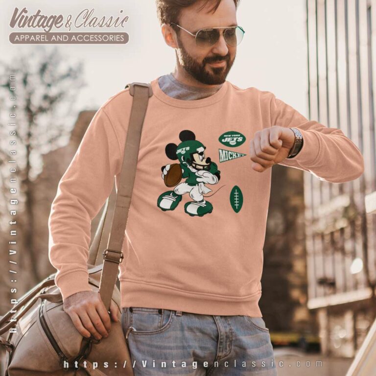 The Mickey Mouse New York Jets Sweatshirt The Mickey Mouse New York Jets Sweatshirt