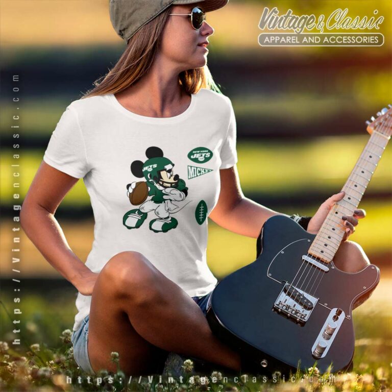The Mickey Mouse New York Jets Women TShirt The Mickey Mouse New York Jets Women TShirt