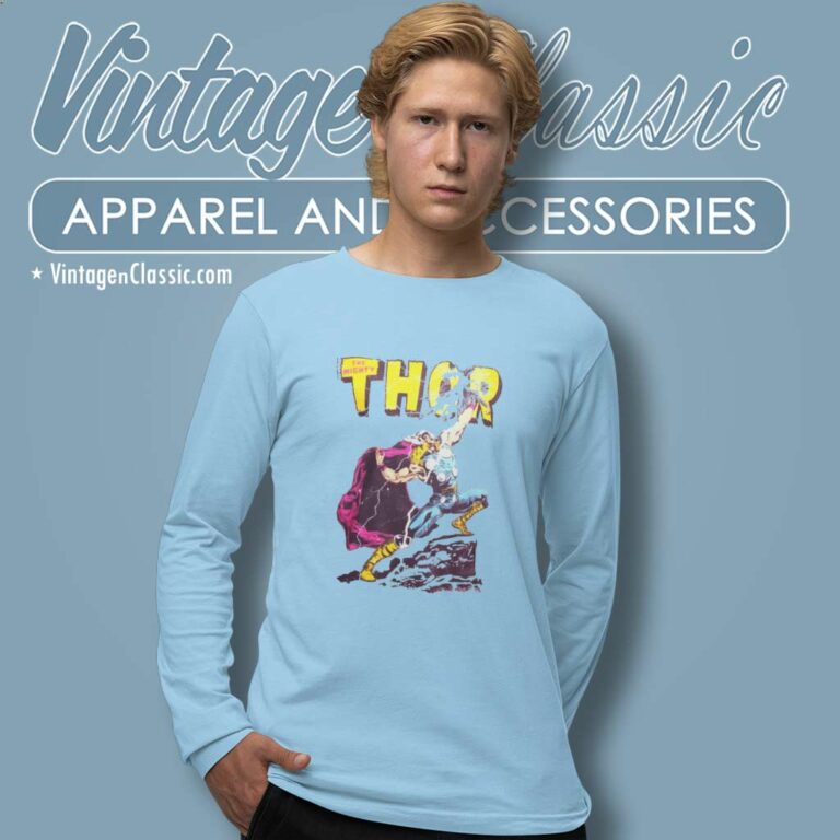 The Mighty Thor Marvel Long Sleeve Tee The Mighty Thor Marvel Long Sleeve Tee