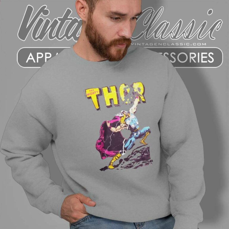 The Mighty Thor Marvel Sweatshirt The Mighty Thor Marvel Sweatshirt