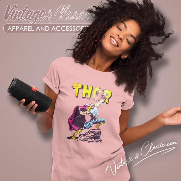 The Mighty Thor Marvel Women TShirt The Mighty Thor Marvel Women TShirt