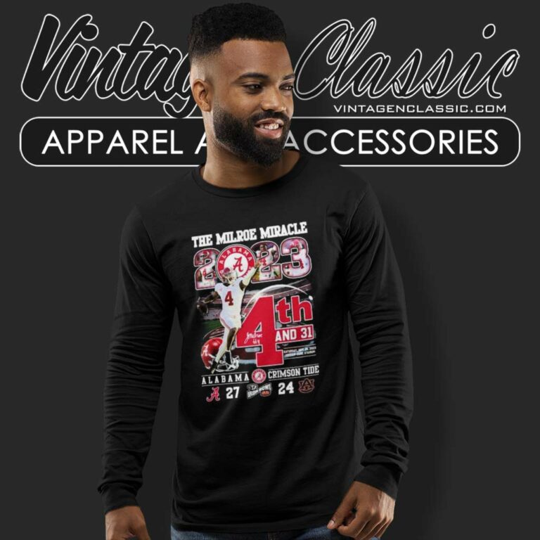 The Miracle 4th And 31 Alabama 2023 Long Sleeve Tee The Miracle 4th And 31 Alabama 2023 Long Sleeve Tee