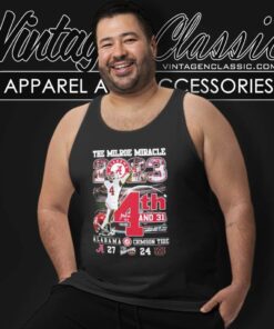 The Miracle 4th And 31 Alabama 2023 Tank Top Racerback