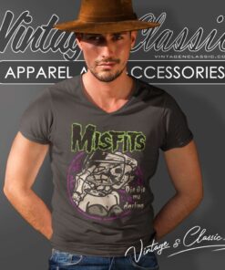 The Misfits Shirt Die Die My Darling V Neck TShirt