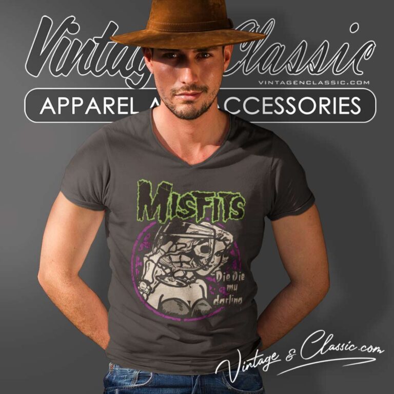 The Misfits Shirt Die Die My Darling V Neck TShirt The Misfits Shirt Die Die My Darling V Neck TShirt