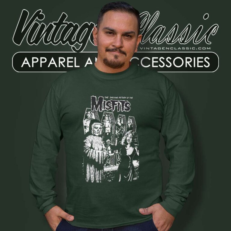 The Misfits Shirt The Shocking Return Of The Misfits Long Sleeve Tee The Misfits Shirt The Shocking Return Of The Misfits Long Sleeve Tee