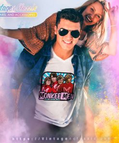 The Monkees Funny Member V Neck TShirt