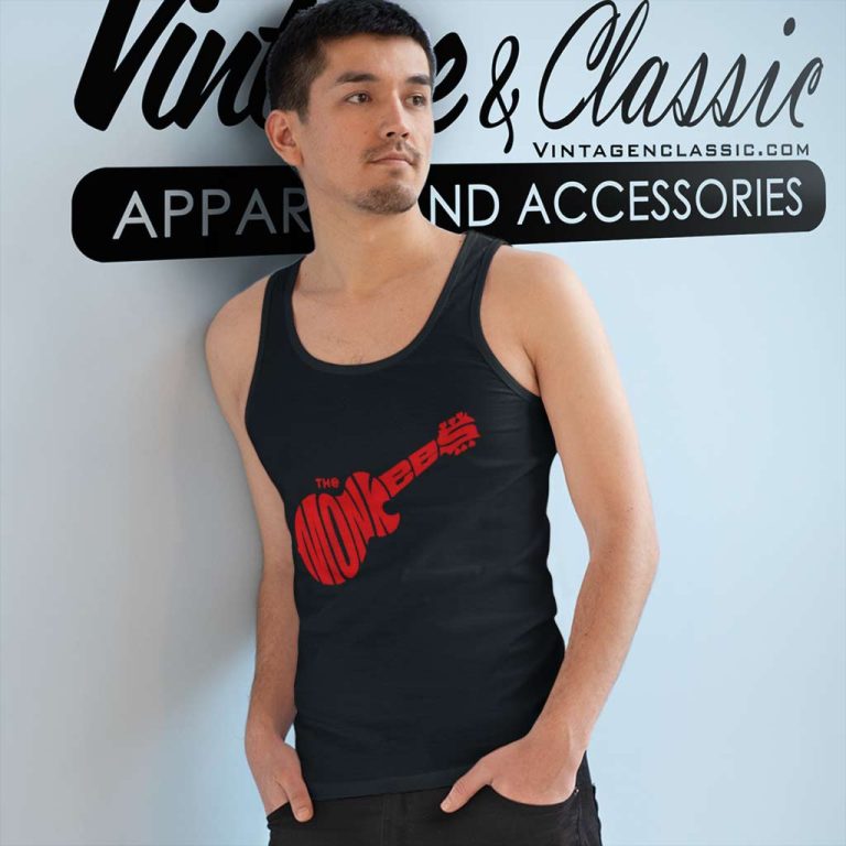 The Monkees Logo Tank Top Racerback The Monkees Logo Tank Top Racerback