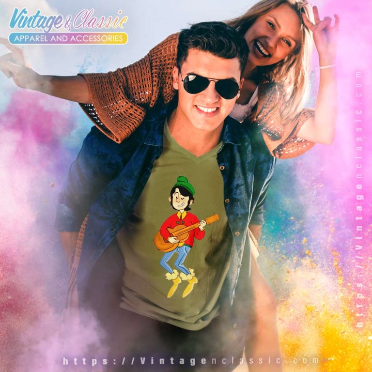 The Monkees Michael Nesmith V Neck TShirt The Monkees Michael Nesmith V Neck TShirt