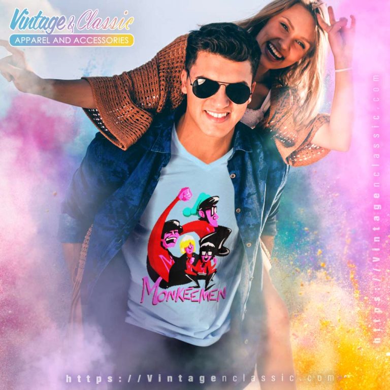 The Monkees Monkeemen V Neck TShirt The Monkees Monkeemen V Neck TShirt