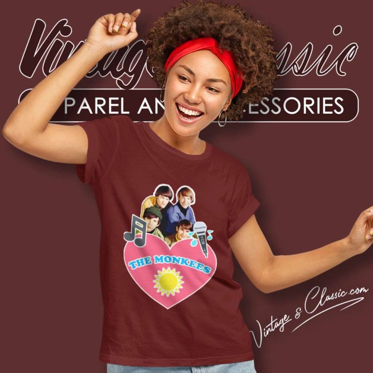 The Monkees Retro Women TShirt The Monkees Retro Women TShirt