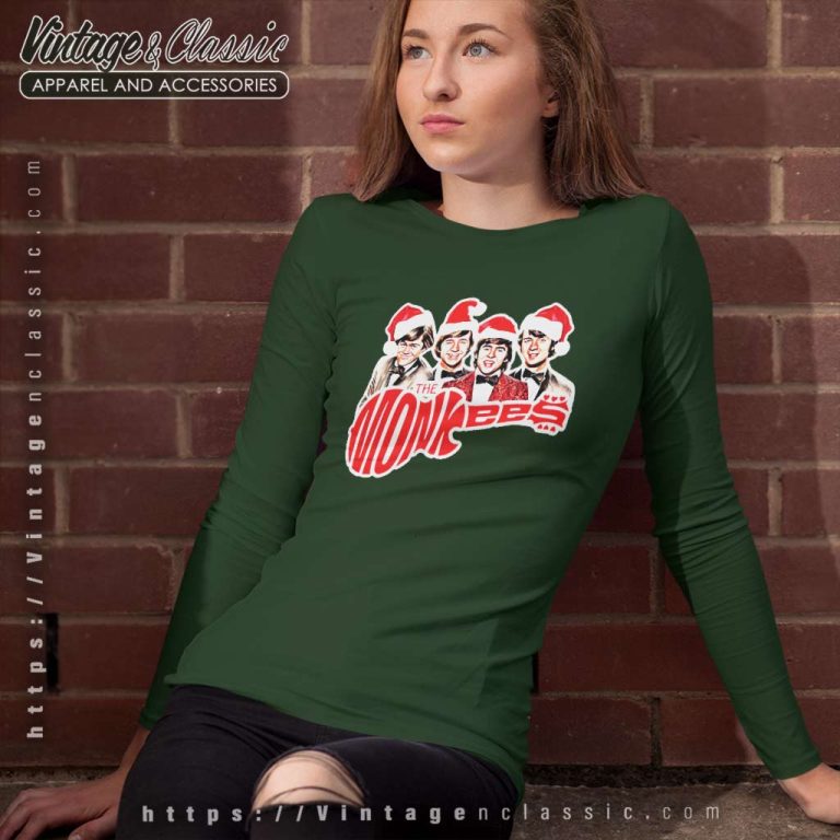 The Monkees Shirt Christmas Version Long Sleeve Tee The Monkees Shirt Christmas Version Long Sleeve Tee