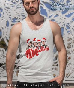 The Monkees Shirt Christmas Version Tank Top Racerback