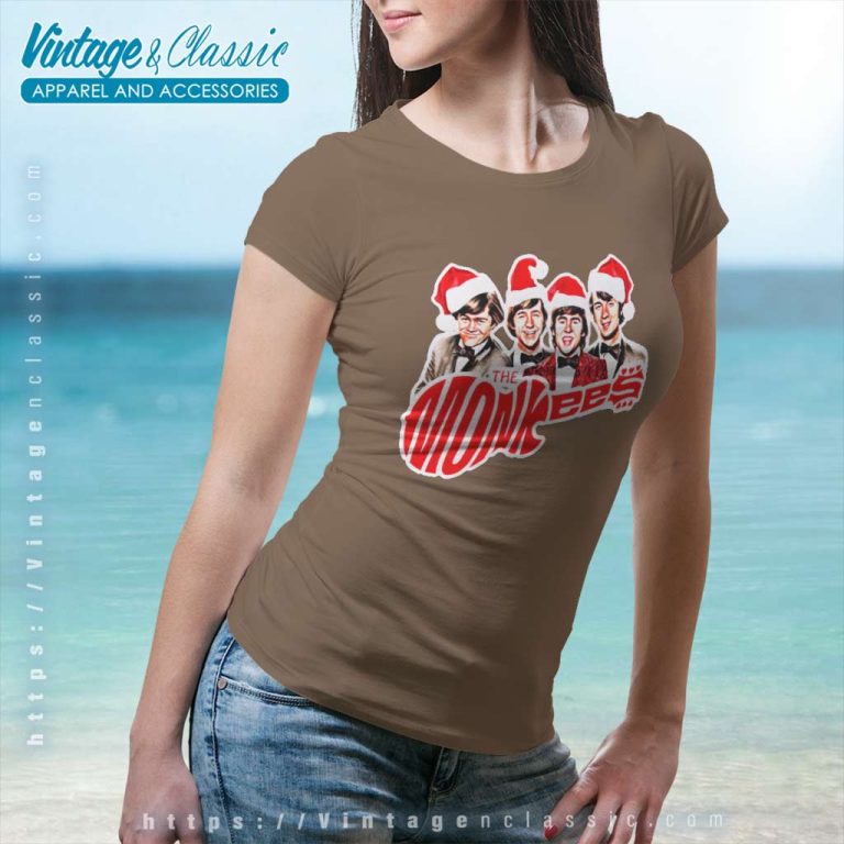 The Monkees Shirt Christmas Version Women TShirt The Monkees Shirt Christmas Version Women TShirt