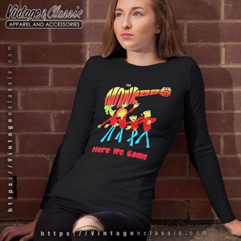 The Monkees Shirt Here We Come Long Sleeve Tee The Monkees Shirt Here We Come Long Sleeve Tee