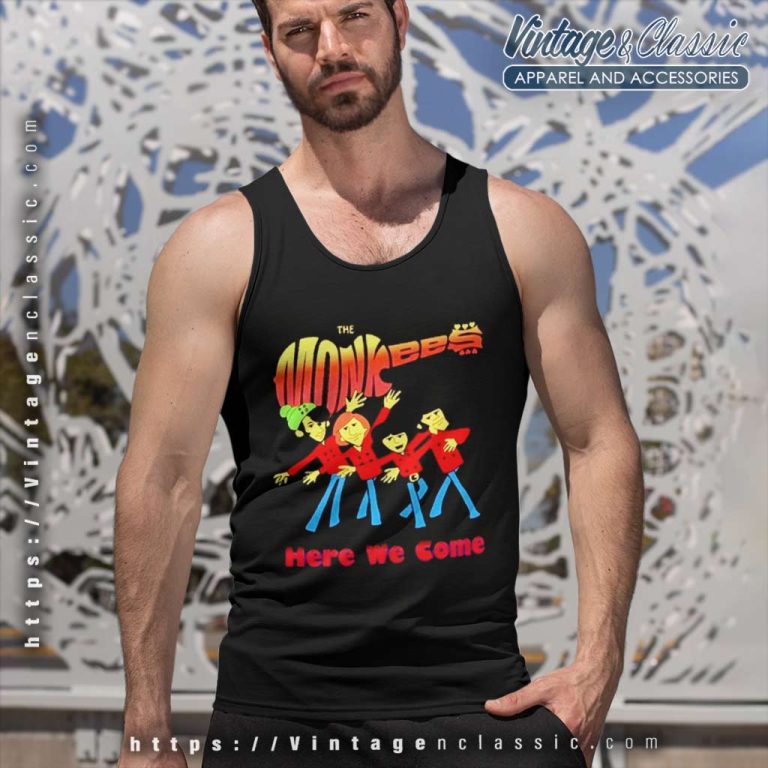 The Monkees Shirt Here We Come Tank Top Racerback The Monkees Shirt Here We Come Tank Top Racerback