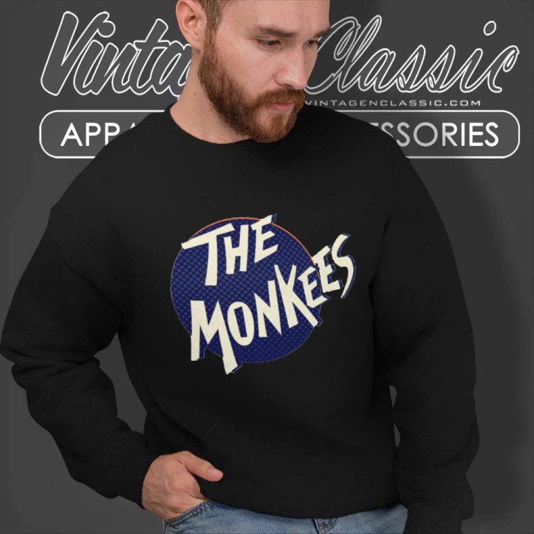 The Monkees Shirt Logo Band Sweatshirt The Monkees Shirt Logo Band Sweatshirt