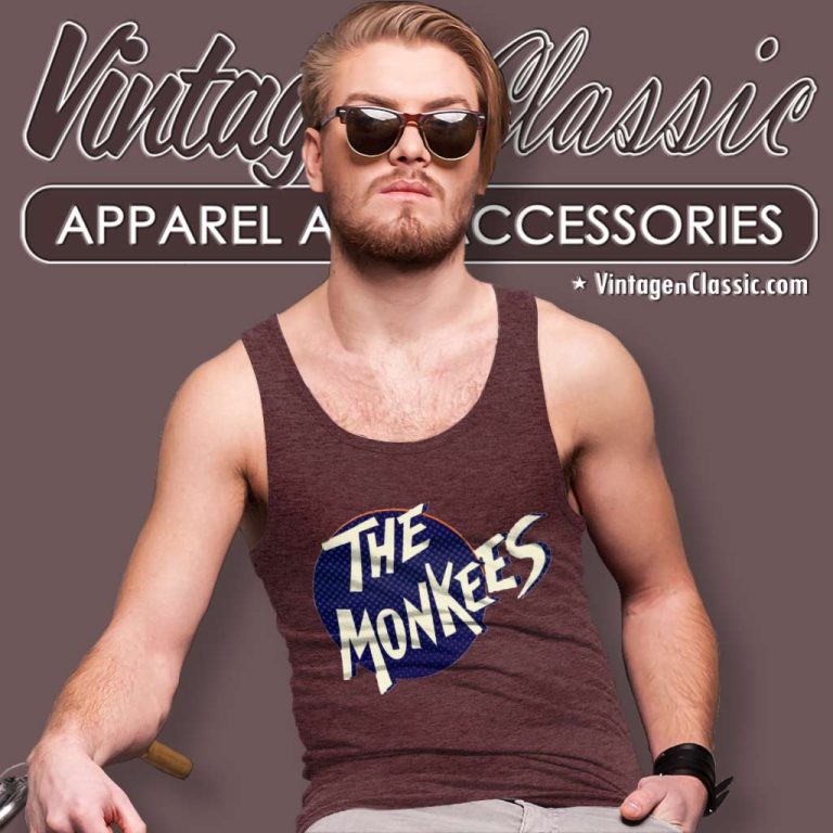 The Monkees Shirt Logo Band Tank Top Racerback The Monkees Shirt Logo Band Tank Top Racerback