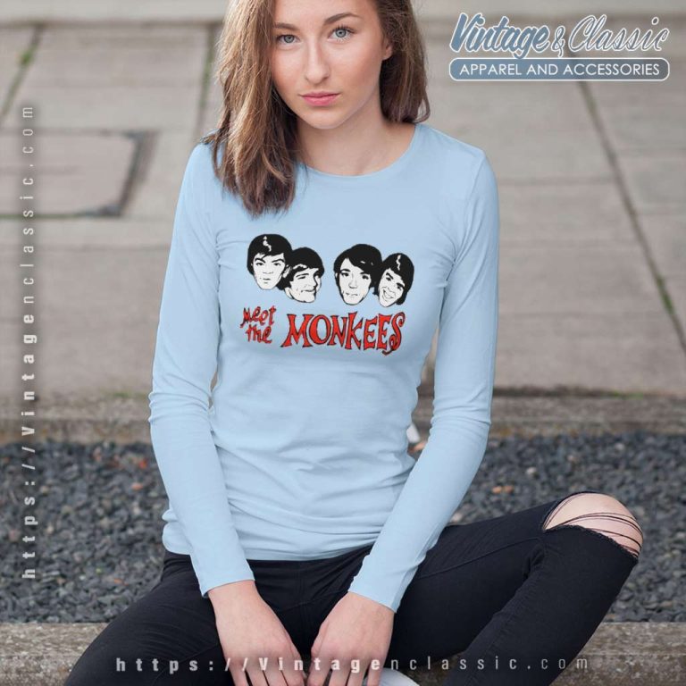 The Monkees Shirt Logo Member Long Sleeve Tee The Monkees Shirt Logo Member Long Sleeve Tee