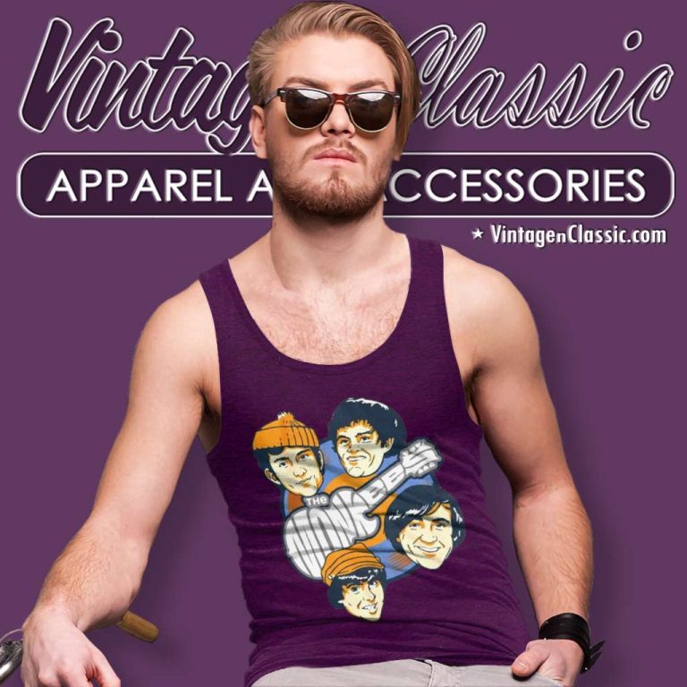 The Monkees Vintage Tank Top Racerback The Monkees Vintage Tank Top Racerback