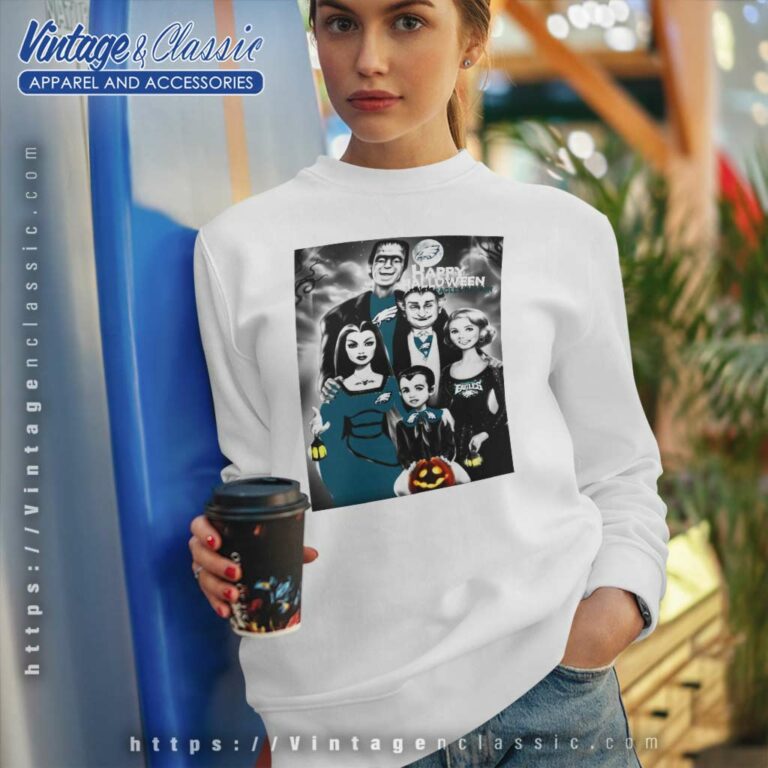 The Munsters Eagles Halloween Sweatshirt The Munsters Eagles Halloween Sweatshirt