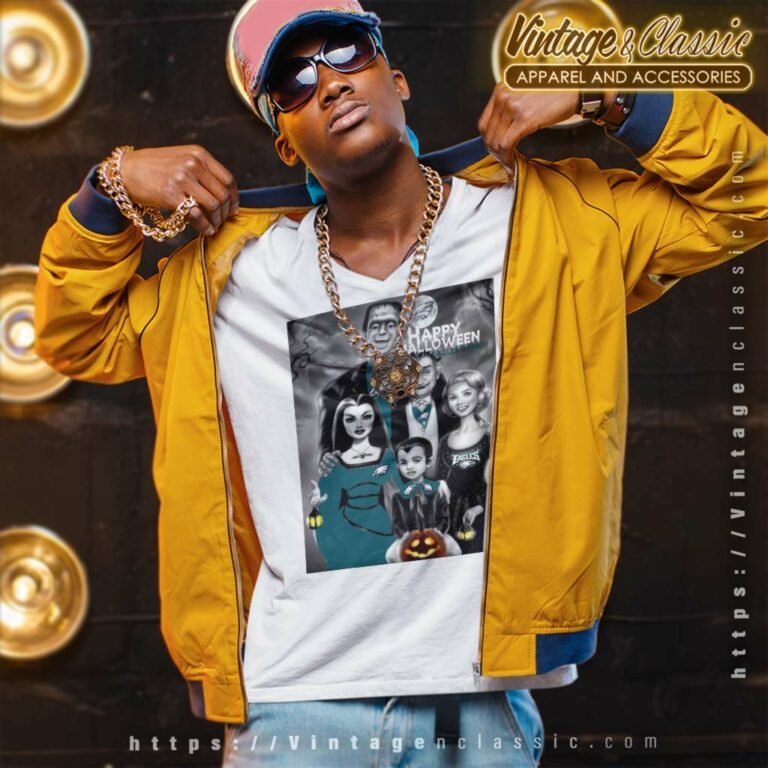 The Munsters Eagles Halloween V Neck TShirt The Munsters Eagles Halloween V Neck TShirt