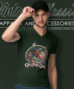 The Muppets Christmas Carol V Neck TShirt