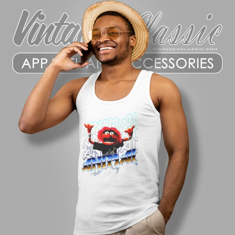 The Muppets Dj Animal Tank Top Racerback The Muppets Dj Animal Tank Top Racerback