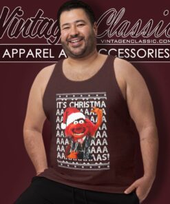 The Muppets Its Christmas Tank Top Racerback