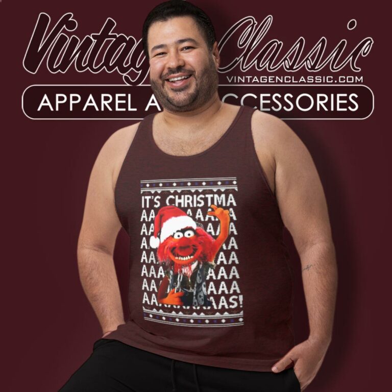 The Muppets Its Christmas Tank Top Racerback The Muppets Its Christmas Tank Top Racerback
