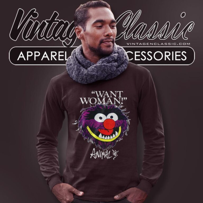 The Muppets Shirt Animal Want Woman Long Sleeve Tee The Muppets Shirt Animal Want Woman Long Sleeve Tee