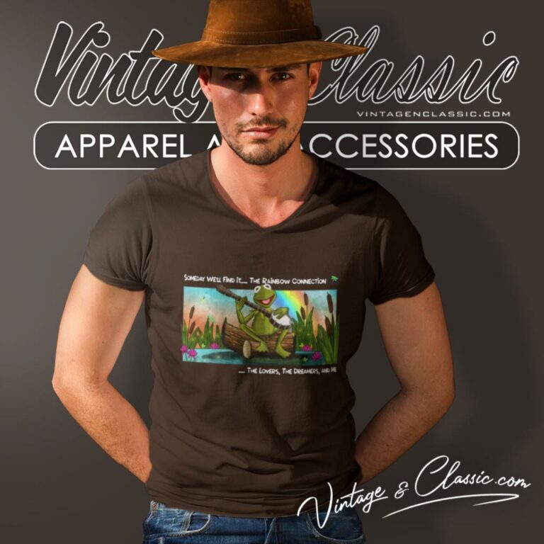 The Muppets Shirt Kermit The Frog Quote V Neck TShirt The Muppets Shirt Kermit The Frog Quote V Neck TShirt