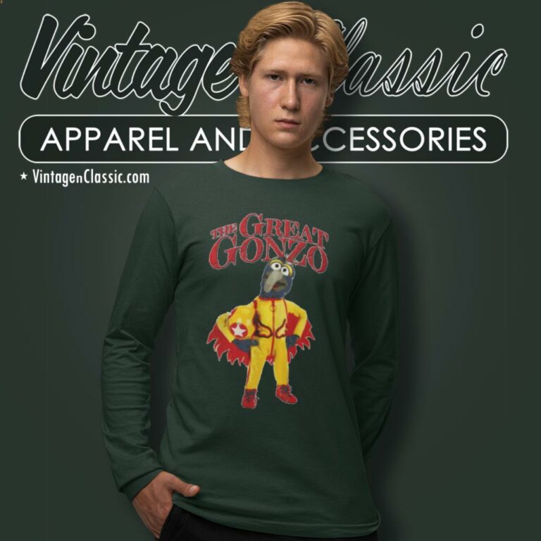 The Muppets Shirt The Great Gonzo Long Sleeve Tee The Muppets Shirt The Great Gonzo Long Sleeve Tee