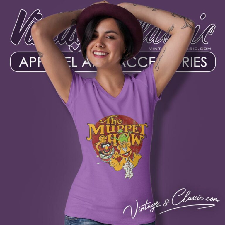 The Muppets Show V Neck TShirt The Muppets Show V Neck TShirt